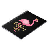Carnet Flamant rose Fille Anniversaire Costume Cadeaux (Côté gauche)