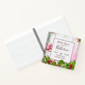 Carnet Flamant rose Floride Fleur tropicale (Intérieur)