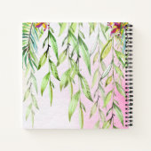 Carnet Flamant rose Floride Fleur tropicale (Dos)