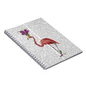 Carnet Flamant rose Mardi Gras Complet (Côté Droit)