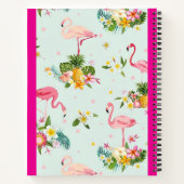 Carnet Flamant rose mignon (Dos)