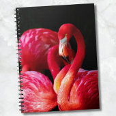 Carnet Flamant rose moderne Tropical Rose