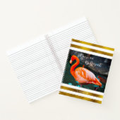 Carnet Flamant rose Or Blancs Oser Être Différent (Intérieur)