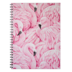 CARNET FLAMANT ROSE PARTOUT