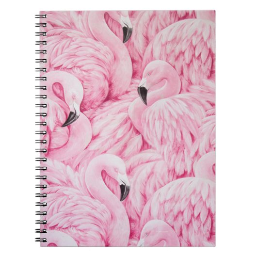 CARNET FLAMANT ROSE PARTOUT (Devant)