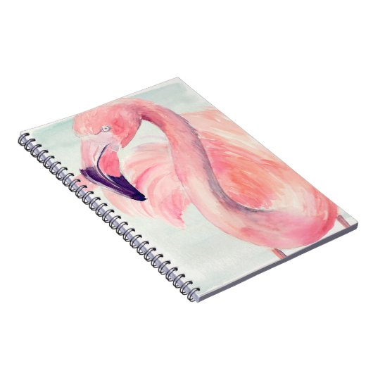 Carnet Flamant rose Pastel (Côté Droit)