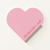 Carnet Flamant rose rose Ananas Palmier arbre Tropical Is (Dos)