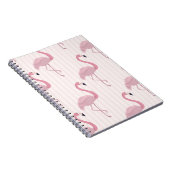 Carnet Flamant rose rose doux (Côté Droit)