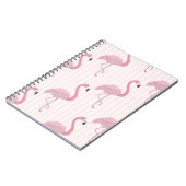 Carnet Flamant rose rose doux (Côté gauche)