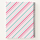 Carnet Flamant rose rose Sucres de canne Santa Hat et Hol (Dos)