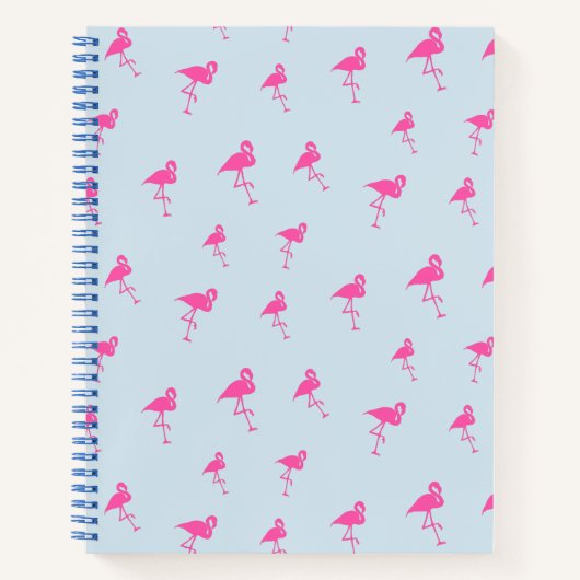 Carnet Flamant rose rose Summer Beach Imprimer Motif (Devant)