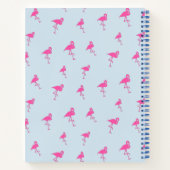 Carnet Flamant rose rose Summer Beach Imprimer Motif (Dos)