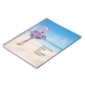 Carnet Flamant rose Soyez Vous-Même Inspirant Citation (Côté gauche)