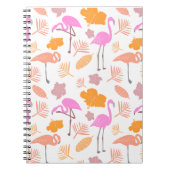 Carnet Flamant rose tropical (Devant)