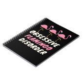 Carnet Flamant rose Tropical Obsessive Flamant rose Troub (Côté gauche)
