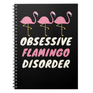 Carnet Flamant rose Tropical Obsessive Flamant rose Troub