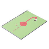 CARNET FLAMANT ROSE YOGA (Côté gauche)
