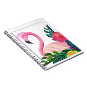Carnet flamant tropical esthétique (Côté Droit)