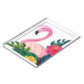 Carnet flamant tropical esthétique (Côté gauche)