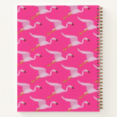 Carnet Flamants en vol (Dos)