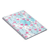 Carnet Flamants gracieux et feuilles de monstère (Côté Droit)