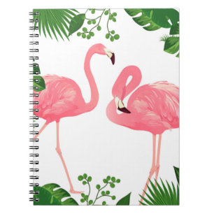 Carnet Flamants roses