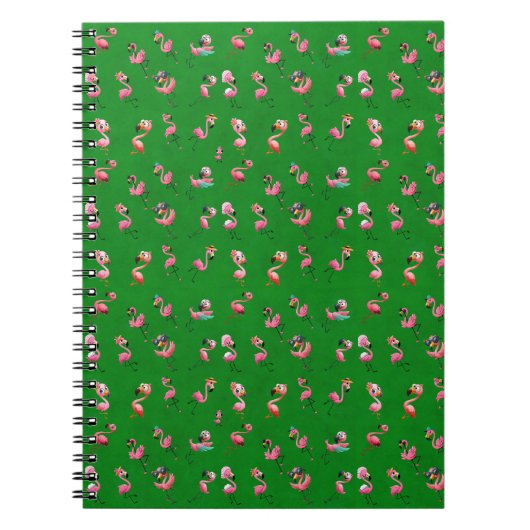 Carnet Flamants roses (Devant)