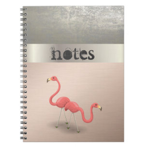 Carnet Flamants roses adorables mignons amoureux - Person