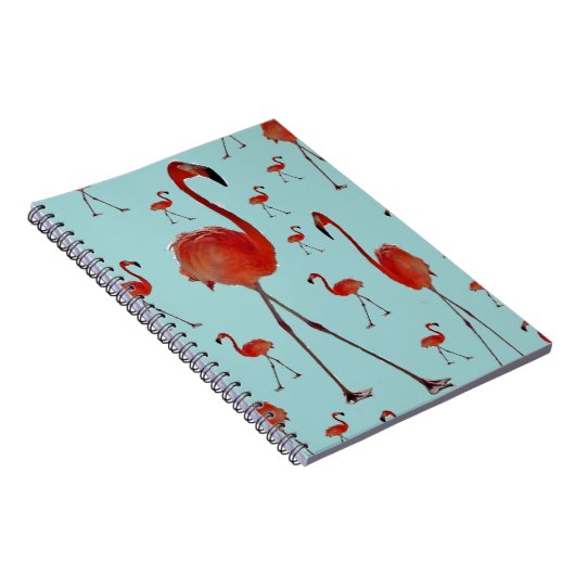 Carnet Flamants roses de marche (Côté Droit)