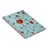 Carnet Flamants roses de marche (Côté Droit)