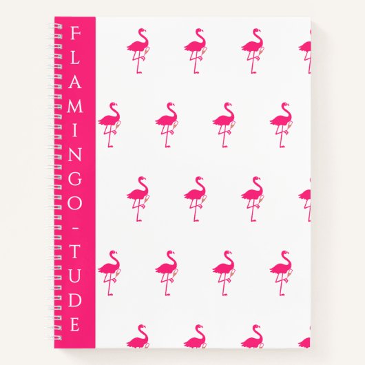 Carnet Flamants roses fabuleux (Devant)