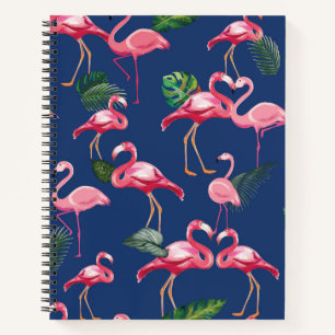 Carnet Flamants roses Love Motif 2