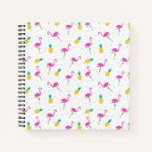 Carnet Flamants roses néon (Devant)