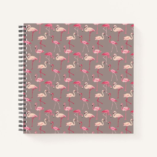 Carnet Flamants roses rétro (Devant)