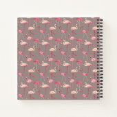 Carnet Flamants roses rétro (Dos)