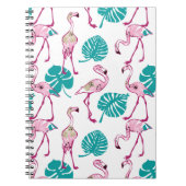Carnet Flamants roses roses (Devant)