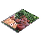 Carnet Flamants roses Roses (Côté gauche)