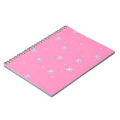 Carnet Flambeaux d'hiver roses (Côté gauche)