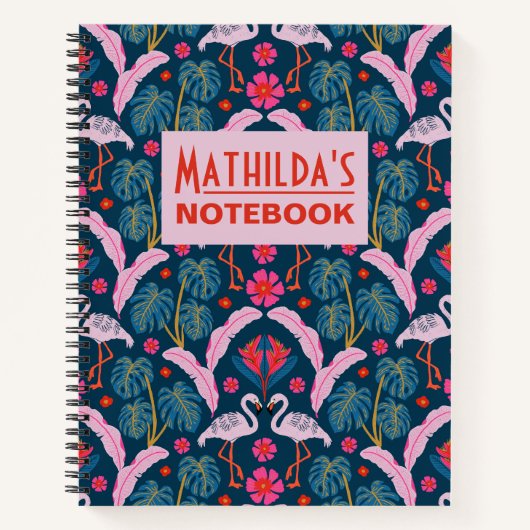 Carnet Flamenco Flamingo (Devant)