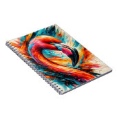 Carnet Flaming Firebird – Bold Abstract Flamingo Art (Côté Droit)