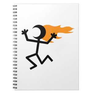 Carnet Flaming head