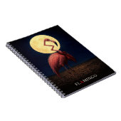 Carnet Flamingo Cravate gothique Surréaliste (Côté Droit)