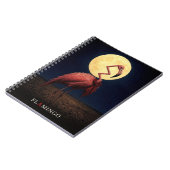 Carnet Flamingo Cravate gothique Surréaliste (Côté gauche)