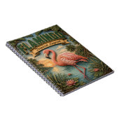 Carnet Flamingo Lagune Tropicale POPCUT (Côté Droit)