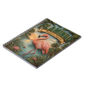 Carnet Flamingo Lagune Tropicale POPCUT (Côté gauche)