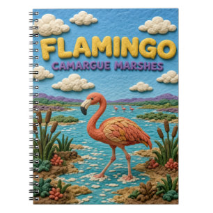 Carnet Flamingo Marais de Camargue Moderne KlayKoo