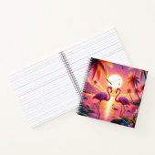 Carnet Flamingo sunset notebook! (Intérieur)