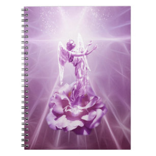 Carnet Flamme d'ange de rose rose de l'amour