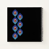 Carnet Flamme de paon (Vertical) (Dos)