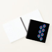 Carnet Flamme de paon (Vertical) (Intérieur)